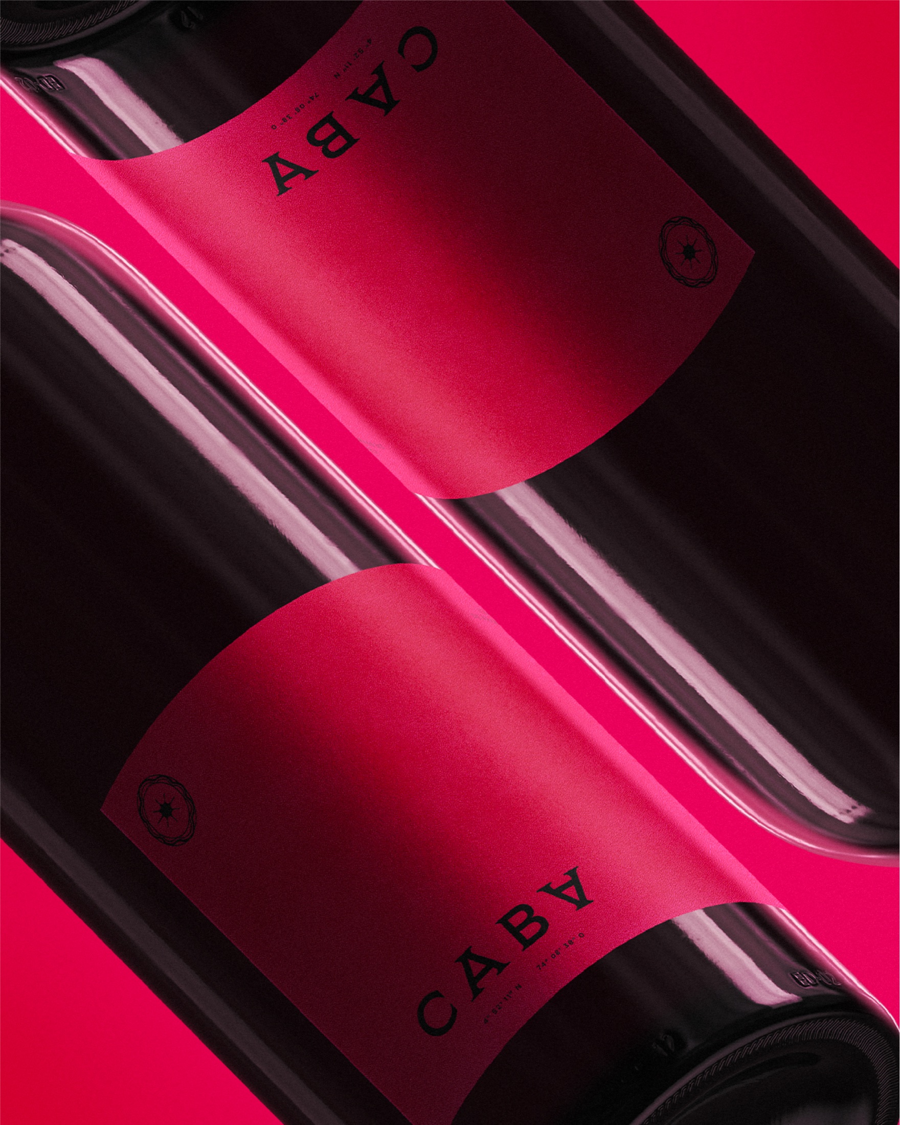 CABA visual identity — bottle