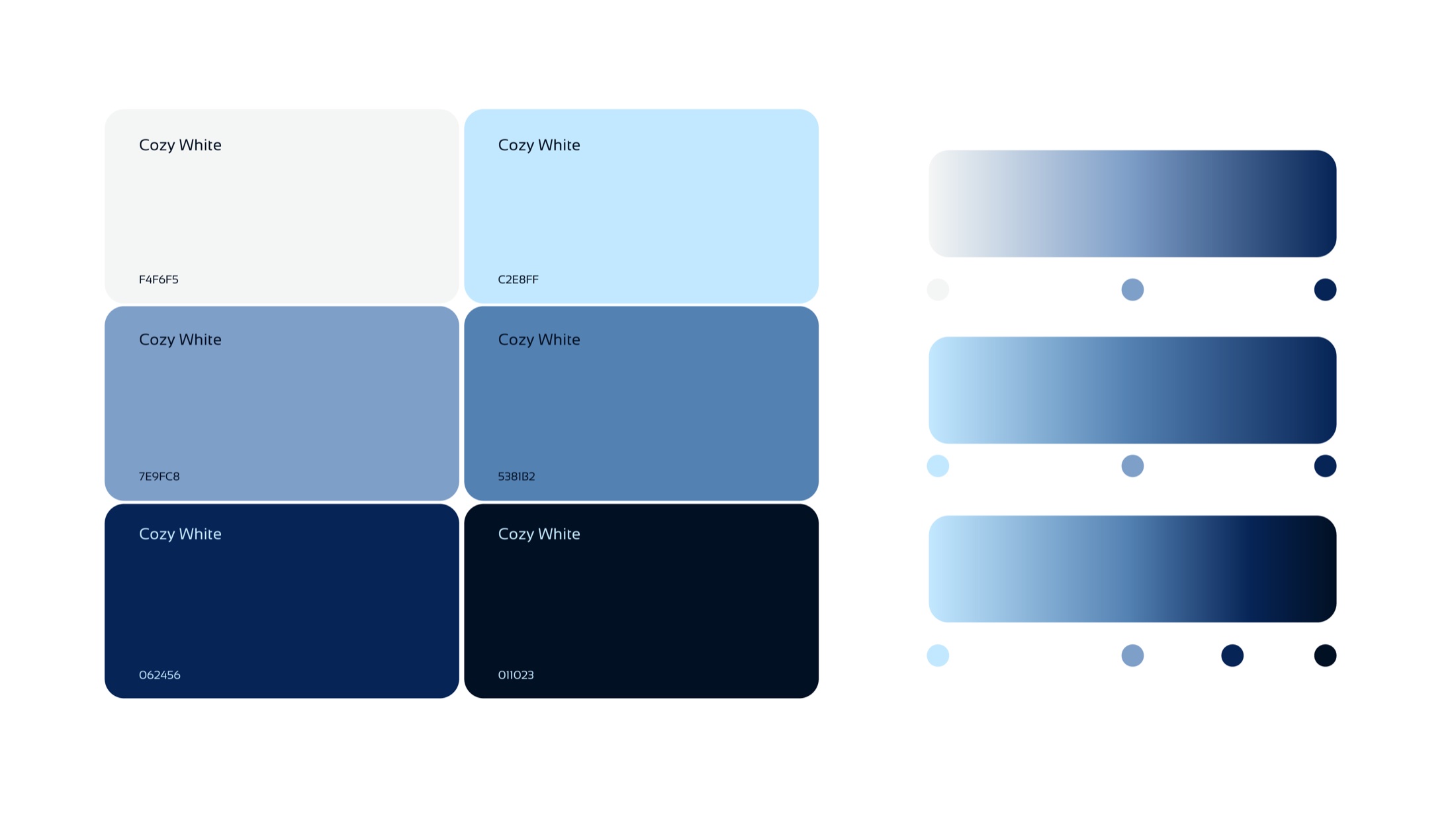 Estratégica visual identity — colour and gradients