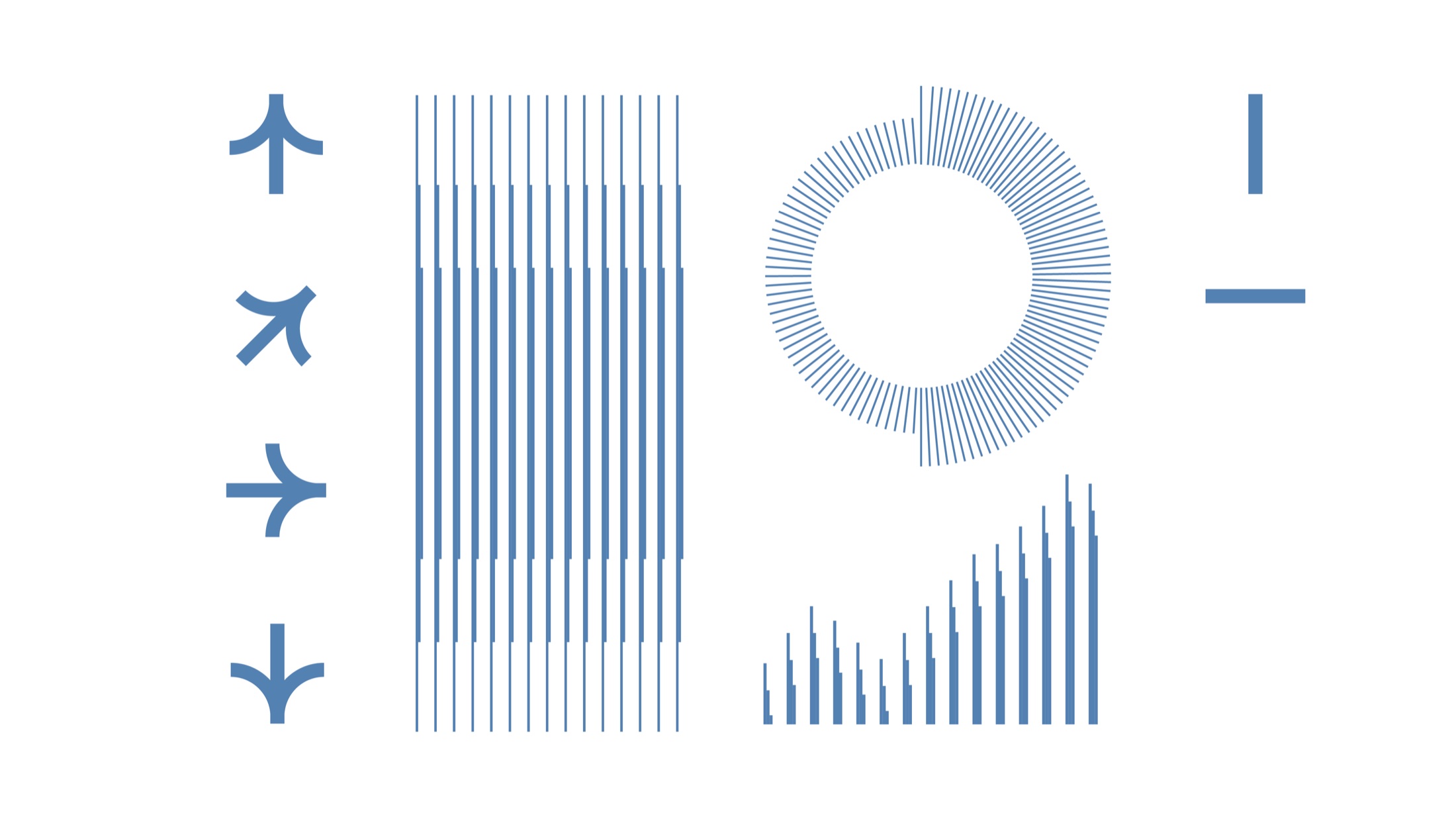 Estratégica visual identity — iconography