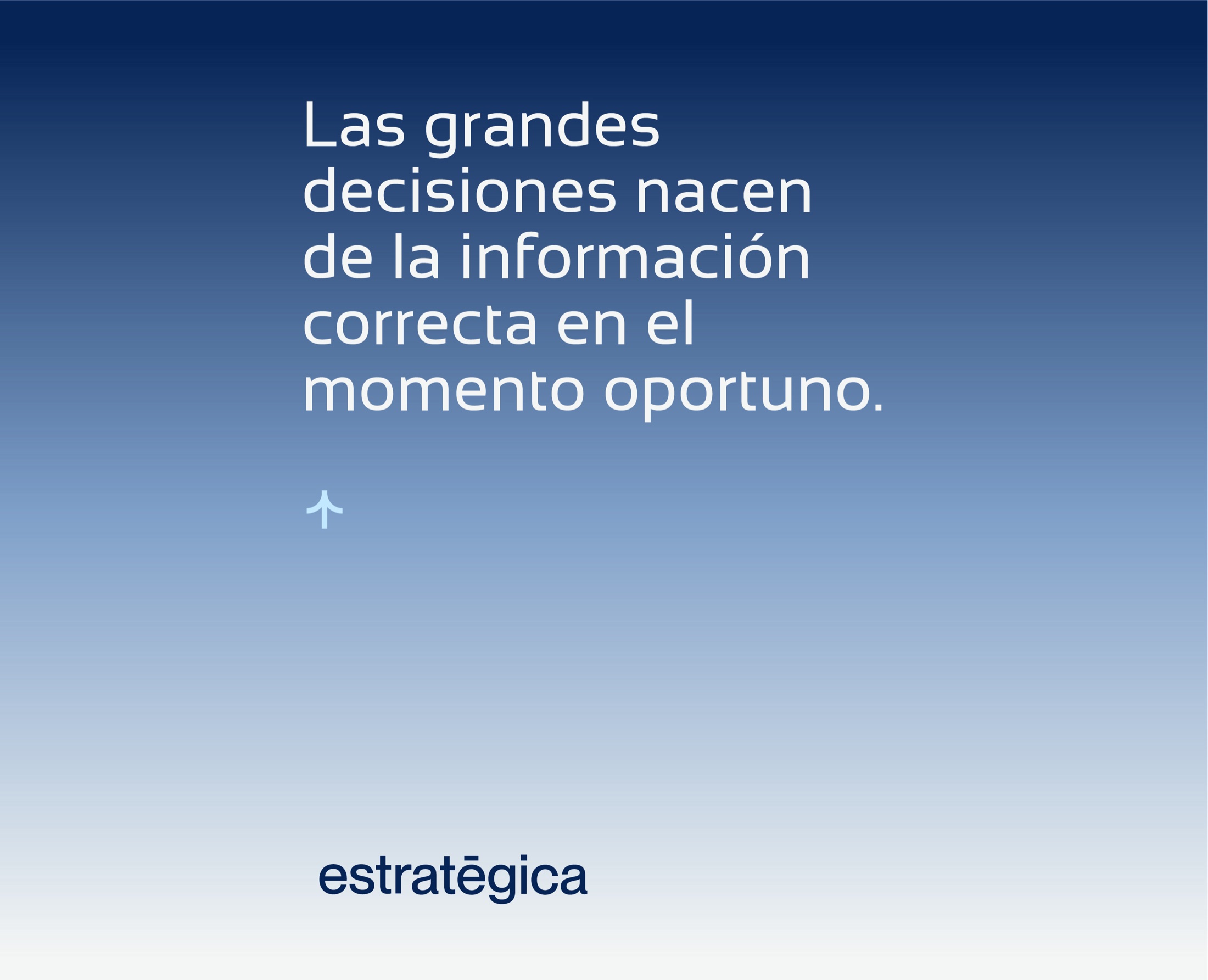 Estratégica visual identity — statement