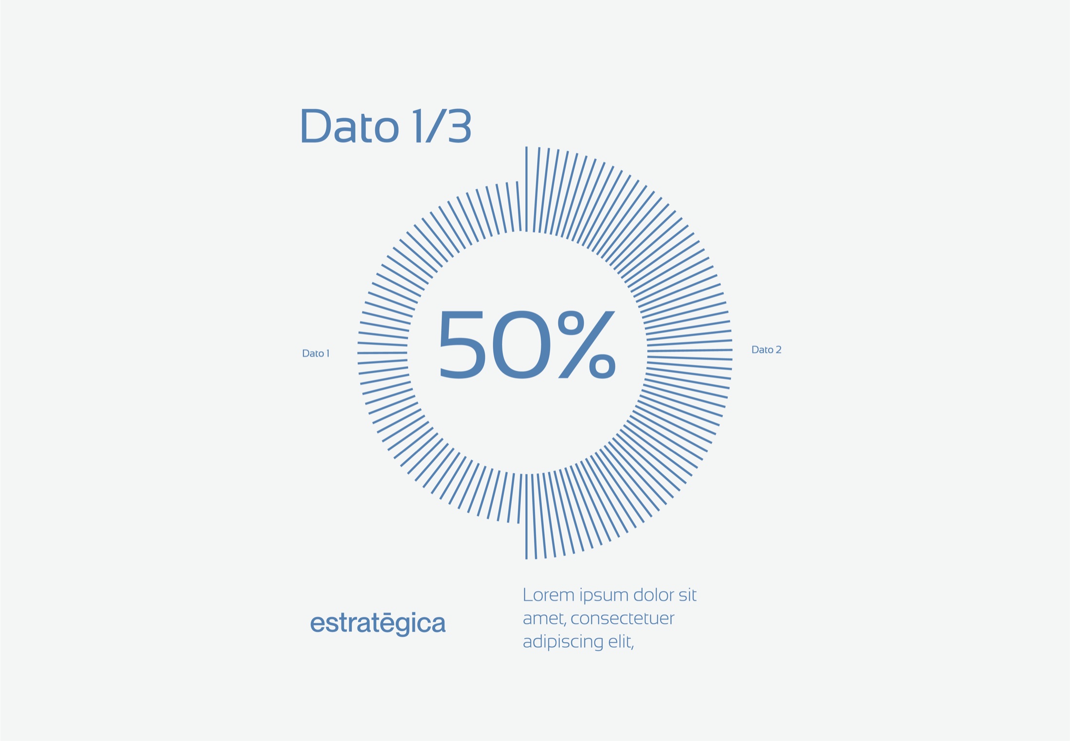 Estratégica visual identity — data ring