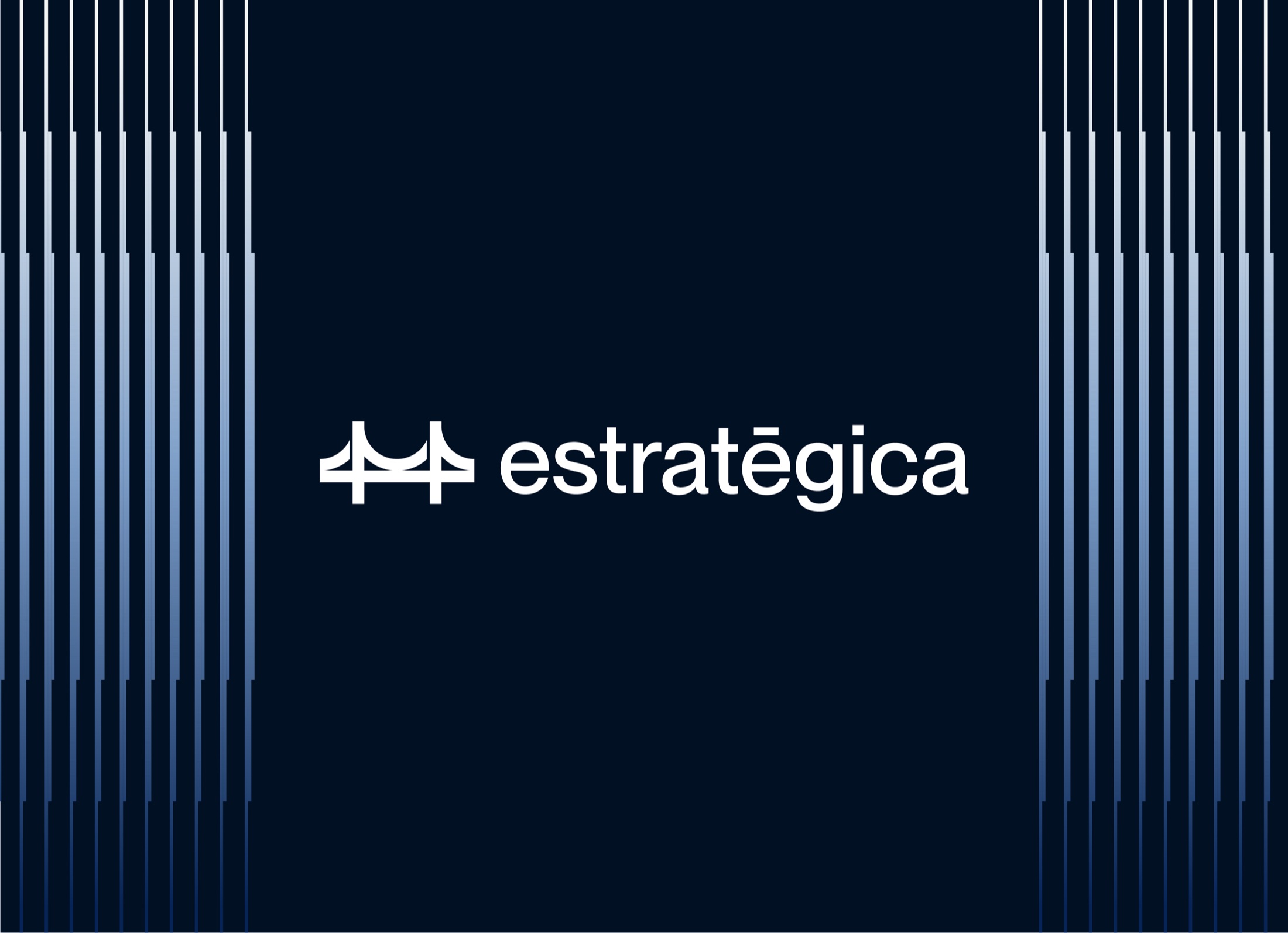 Estratégica visual identity — data application