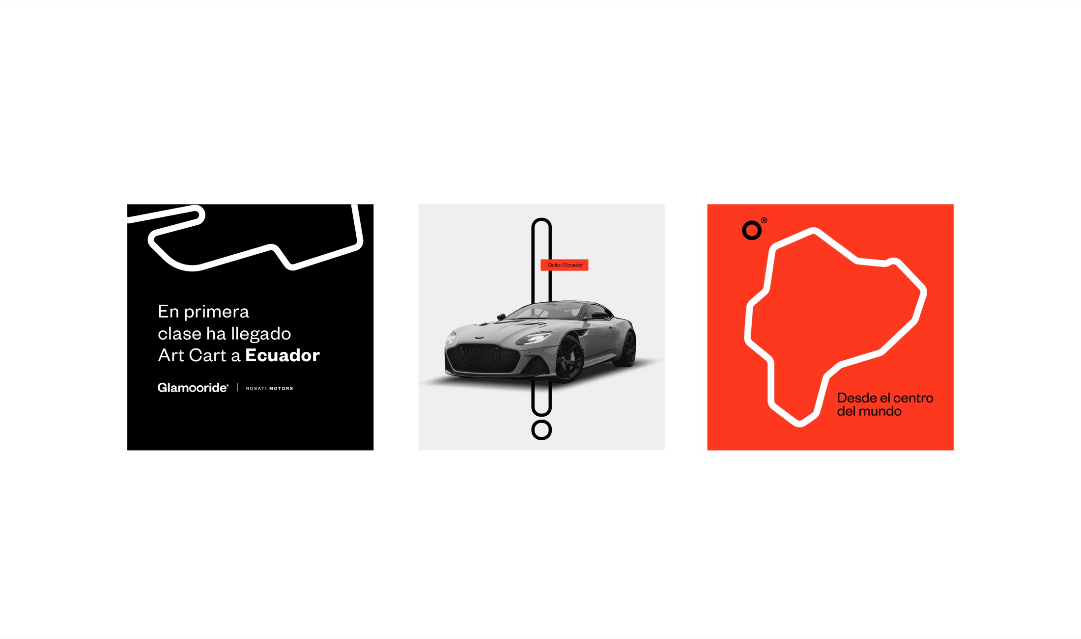 Glamooride visual identity — applications