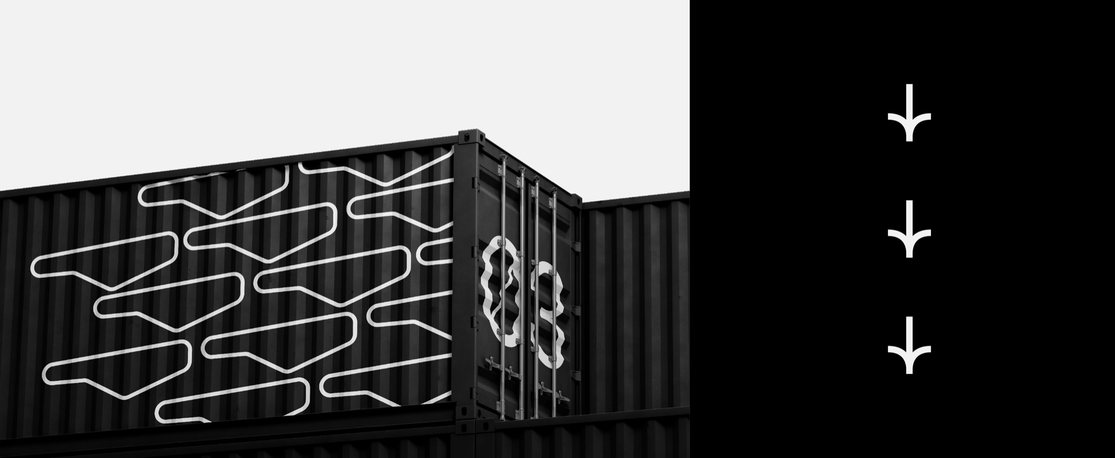 Glamooride visual identity — textured applications
