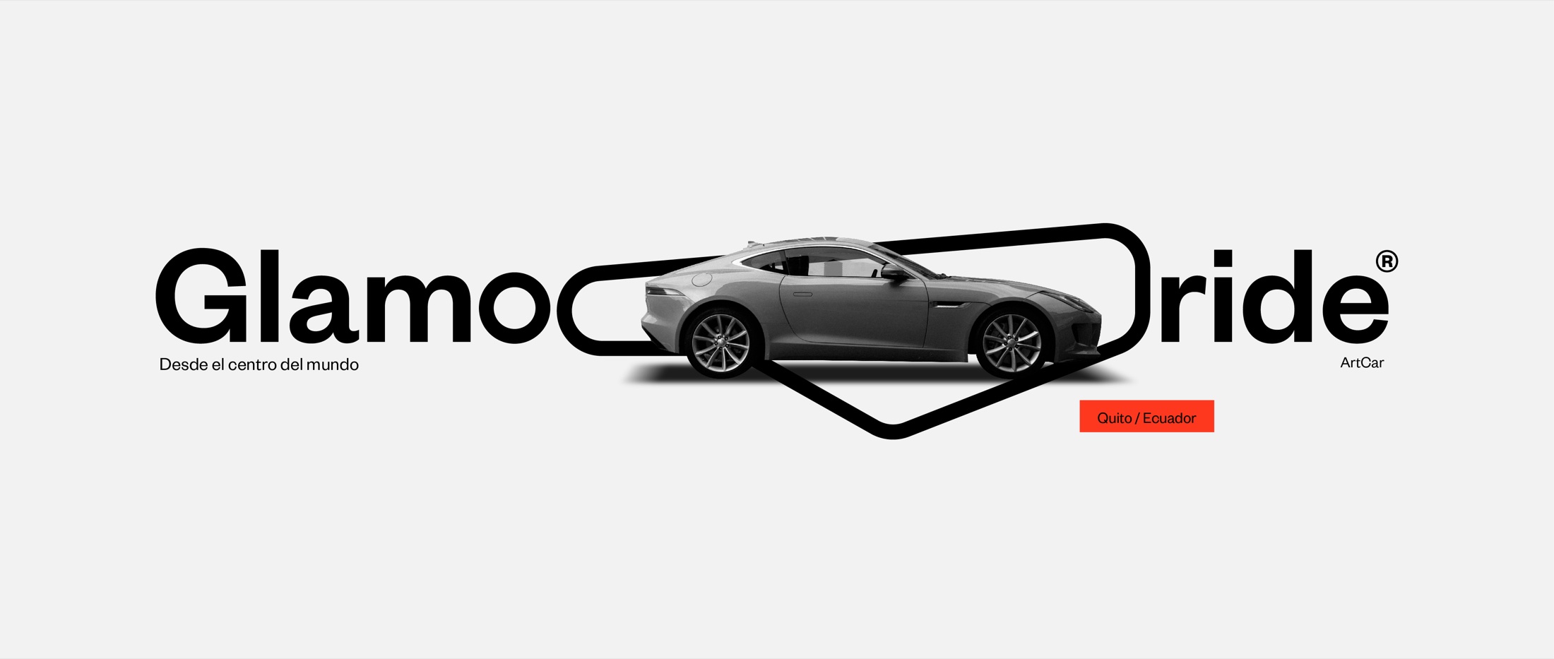 Glamooride visual identity — logo lockup