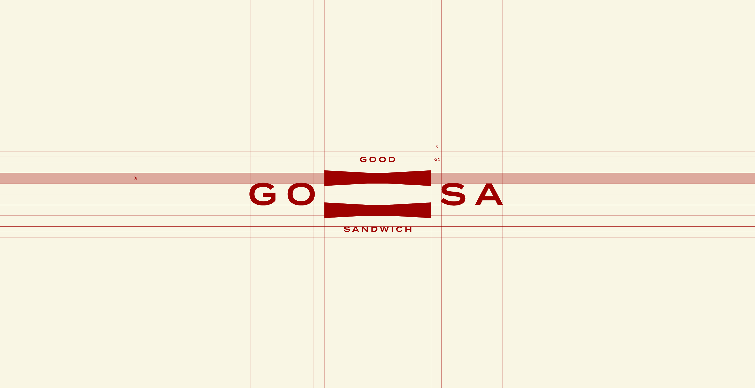 GOSA visual identity — logo lockup