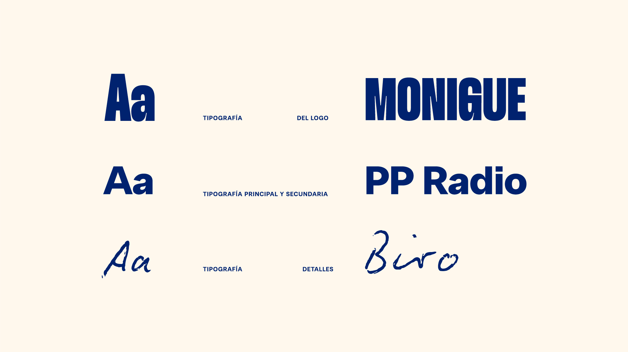 Origo visual identity — typography specimen