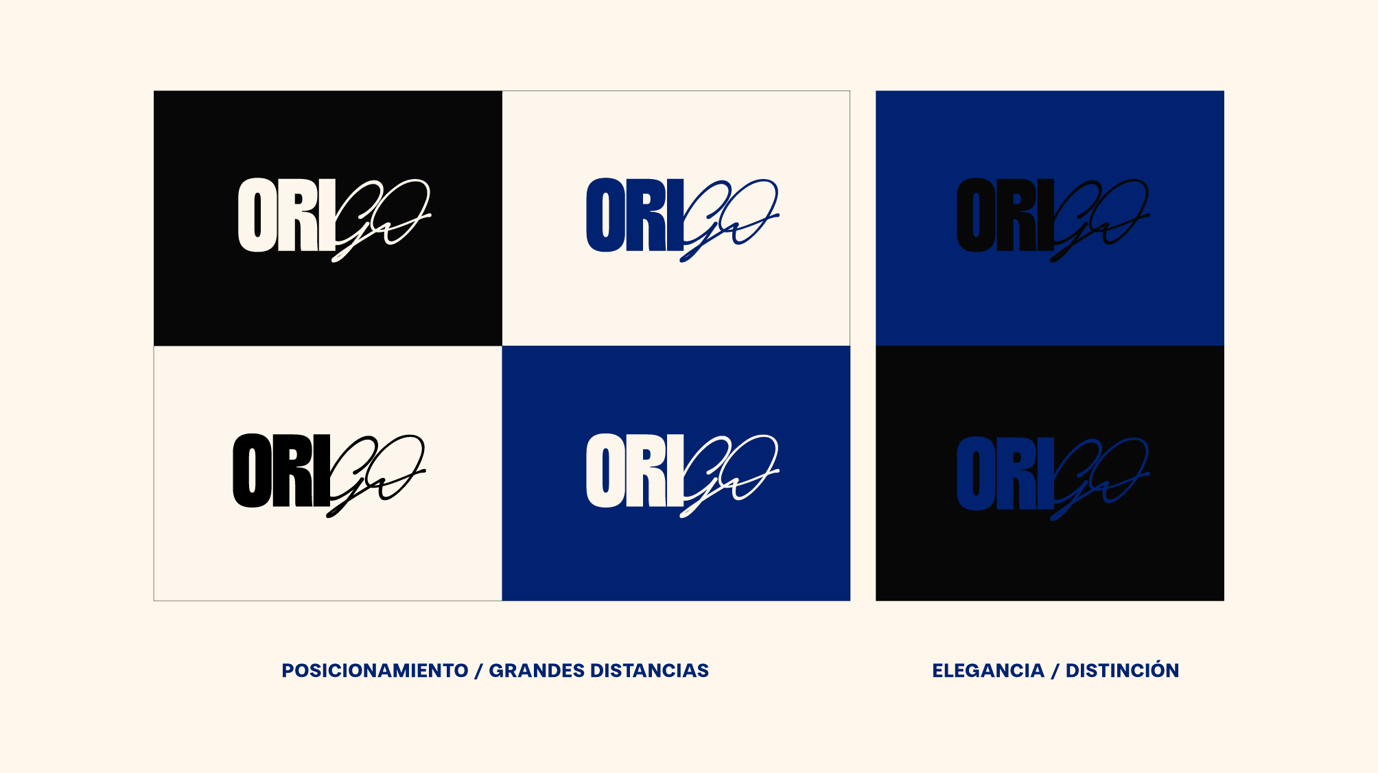 Origo visual identity — logo grid