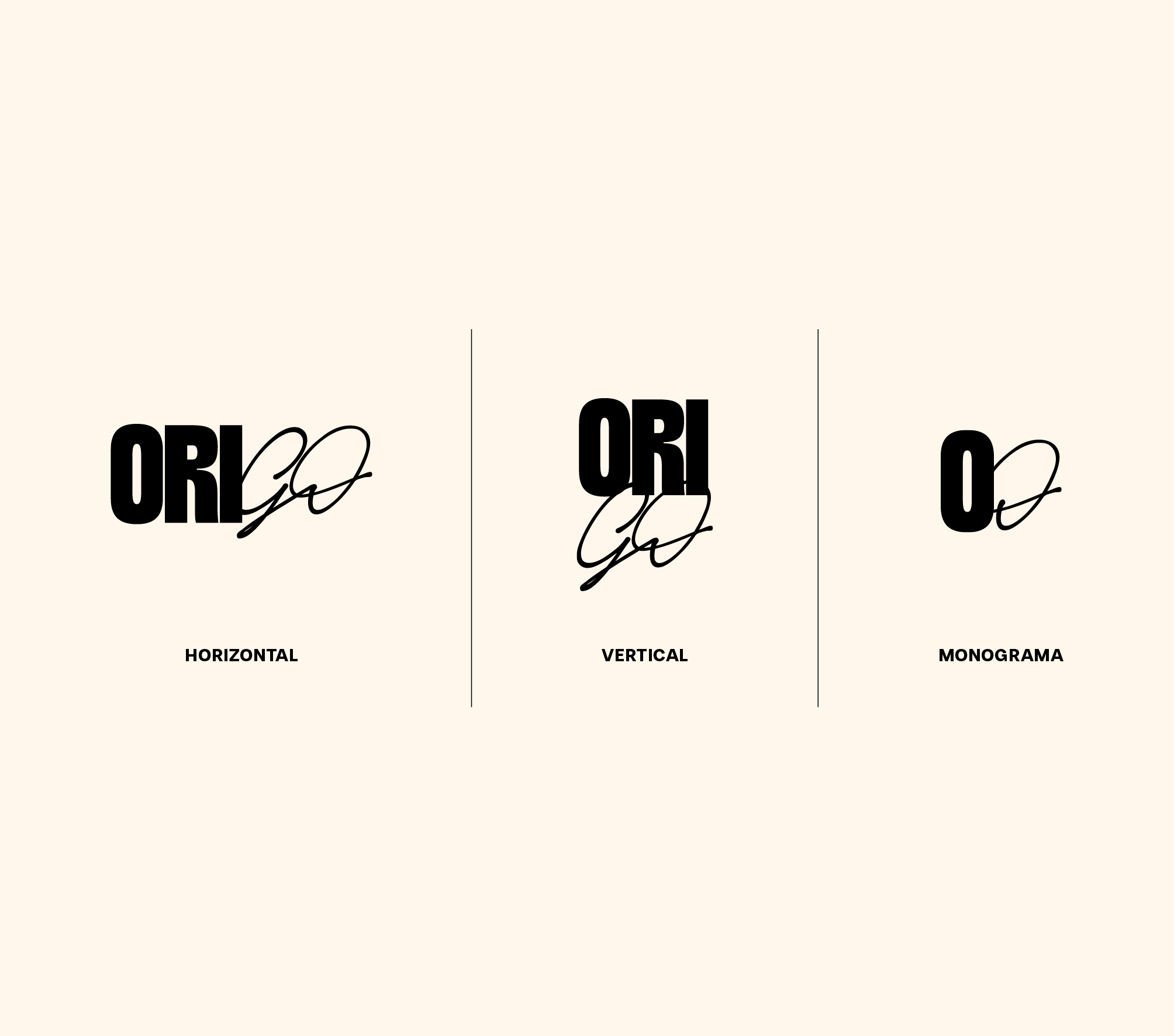 Origo visual identity — logo lockups